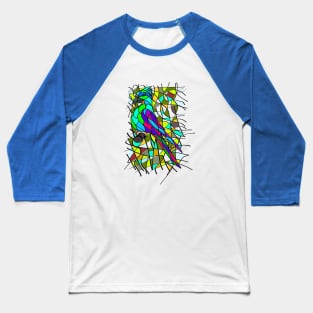 Stained glass parrot Baseball T-Shirt